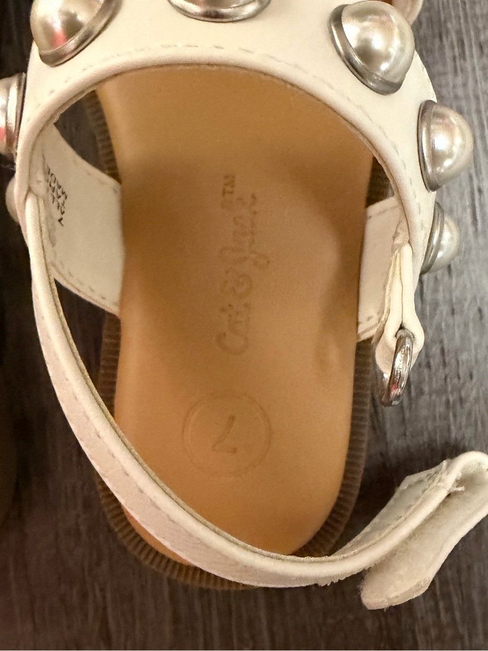 Cat & Jack White Studded Sandals for Kids - Picture 2 of 3